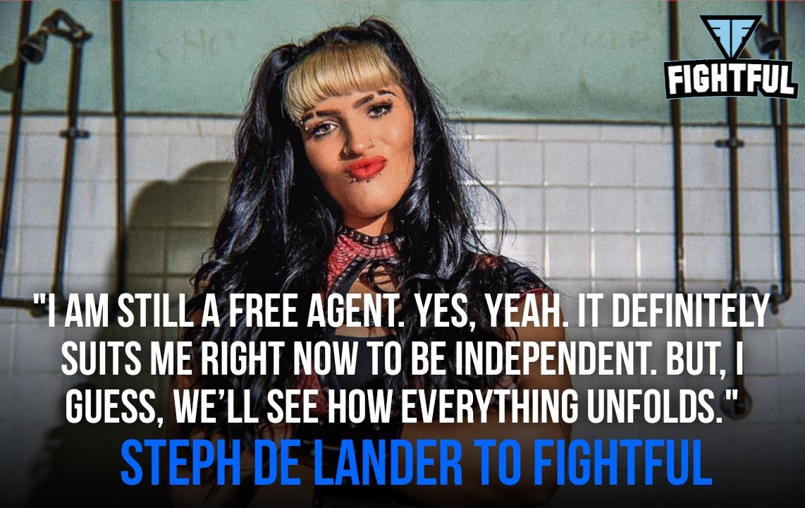 .@stephdelander tells us being a free agent suits her the best right now.