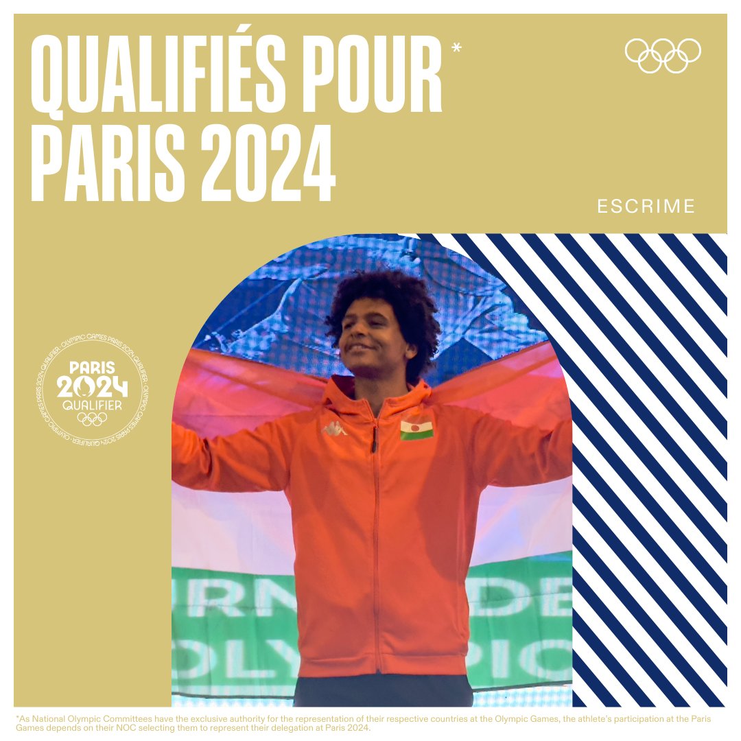 6⃣ quotas individuels pour les épreuves d'escrime de @Paris2024 étaient mis en jeu à Alger 🤺🌍

Découvrez la liste complète des quotas obtenus dans chaque arme lors des Championnats de qualification olympique de la zone Afrique 👇🧵

📸 @FIE_fencing