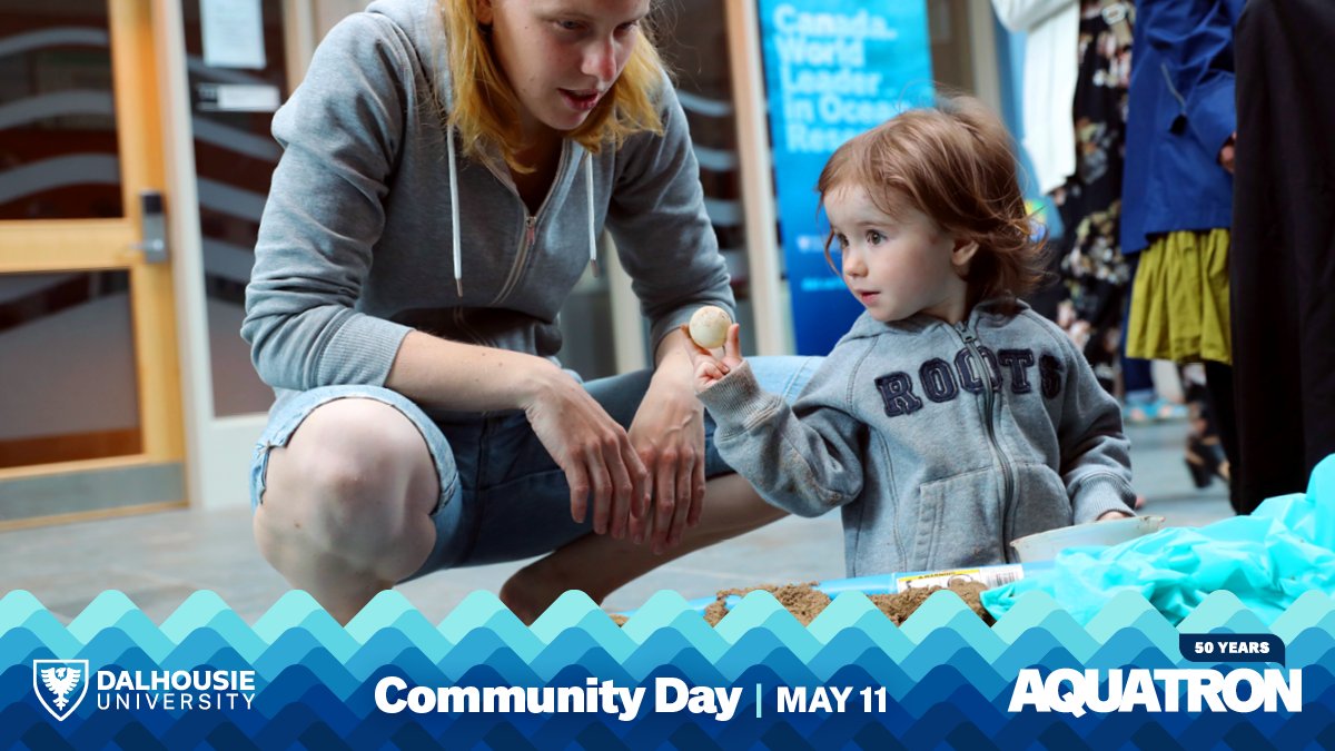 Join us on May 11 for a free Community Day at @DalhousieU's Aquatron facility! There will be programming and activities to meet the interests of every #ocean enthusiast, including: 🌊Touch tanks 🌊Face painting 🌊Ocean glider demos 🌊Tours dal.ca/dept/aquatron/…