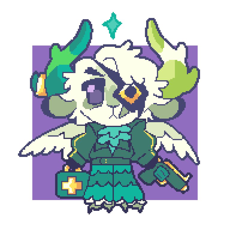 lets not do that again i wanna squish him so much ough #phighting #phightingart #medkit #pixelart #dotpict