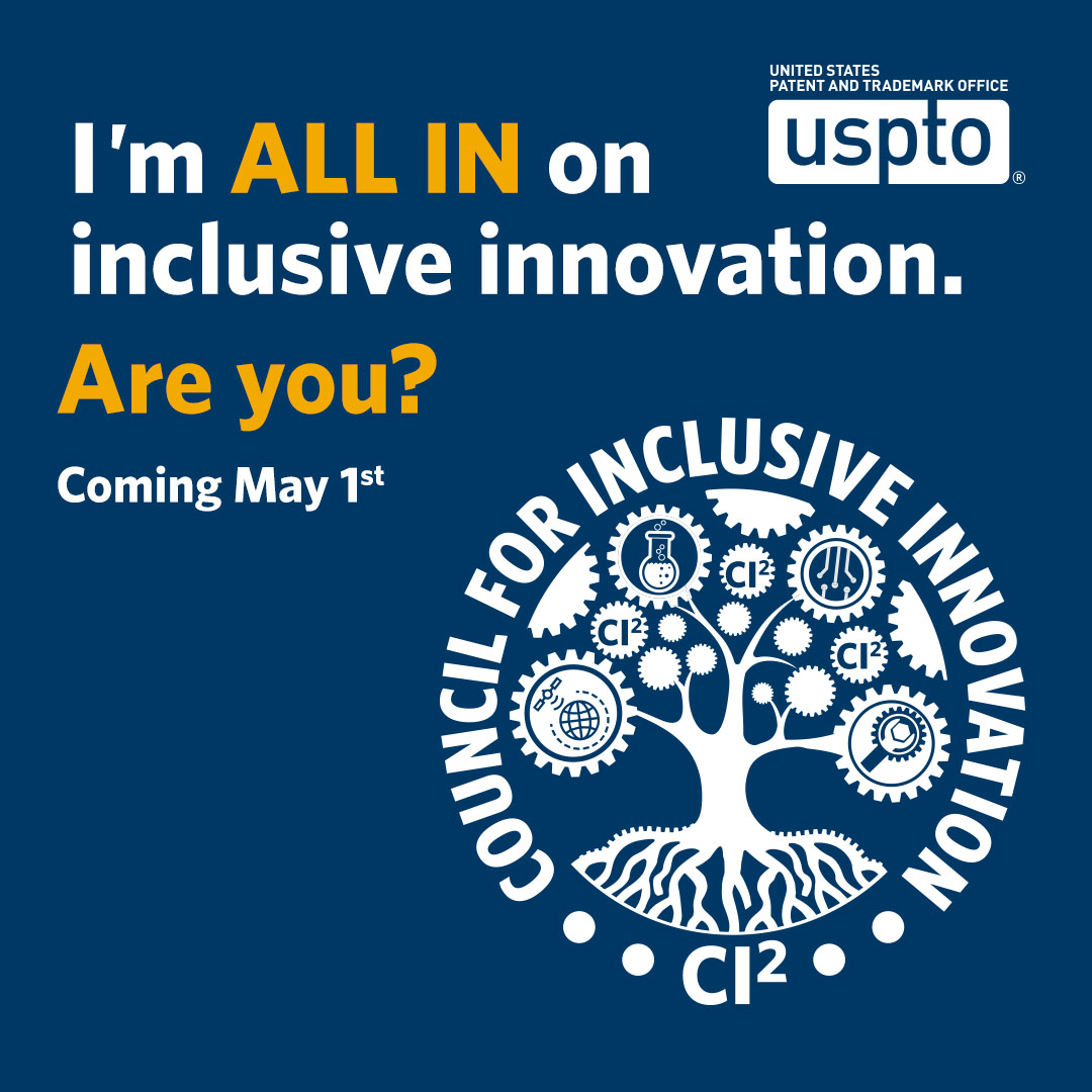 invent_together's tweet photo. As a proud member of the #CI2 Working Group, Invent Together enthusiastically awaits the release of the @uspto @CommerceGov National Strategy for Inclusive Innovation. #InventorDiversity #InclusiveInnovation https://t.co/GudYZTMQp1