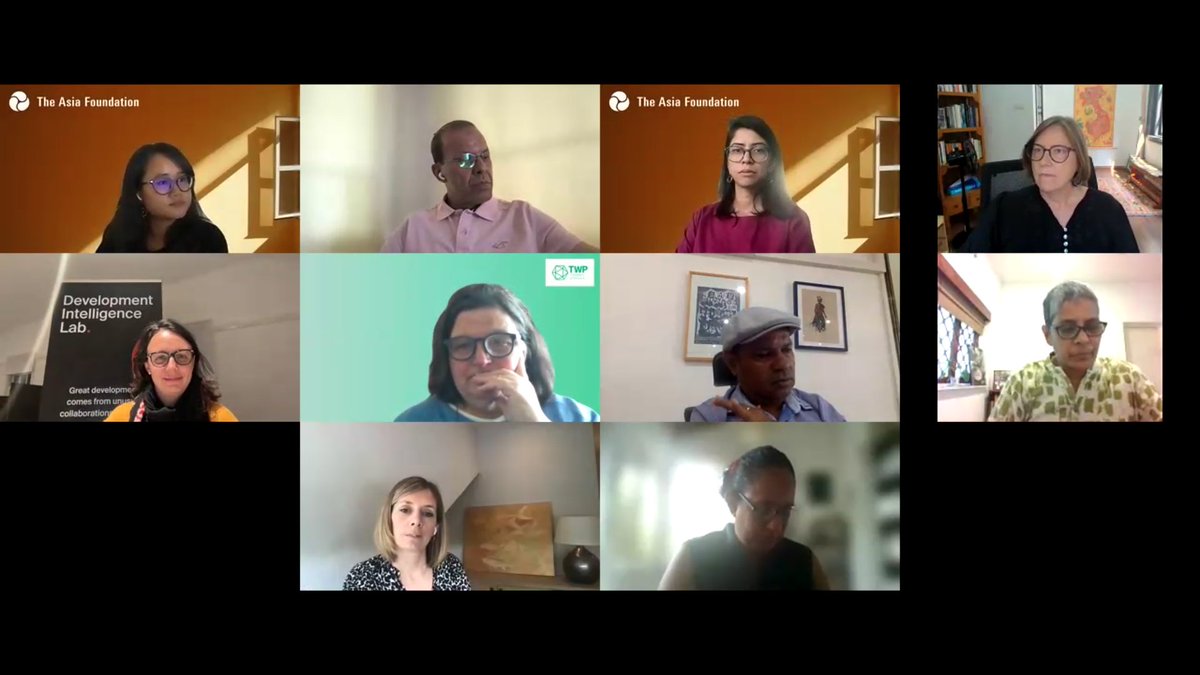 In case you missed it - TWP CoP Global Webinar Series: Webinar on Politics, Development and Change. Watch the video here 👉 twpcommunity.org/a-conversation… @GPGovernance @Asia_Foundation @devintellab @arochamenocal @bridirice @leniwild @nicolajnixon