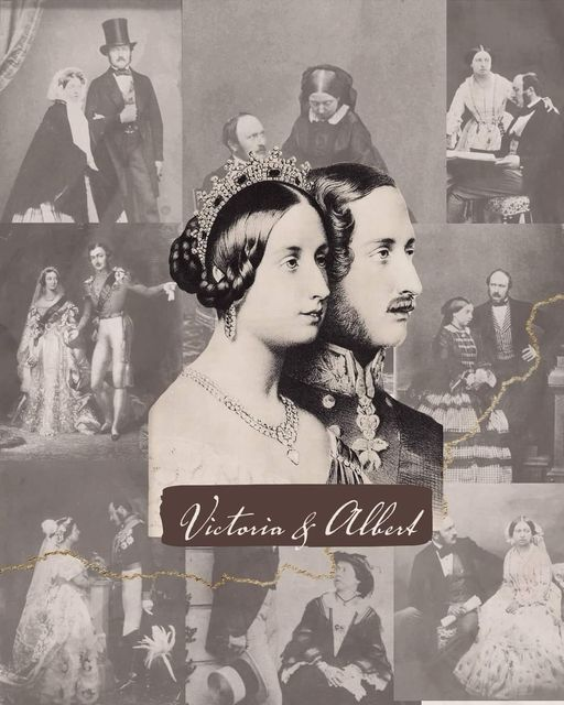 SOBRE REIS E RAINHAS - Conhecimento VICTÓRIA E ALBERT - Inglaterra 1840, a rainha Vitória casou-se com o seu primo em primeiro grau, o príncipe Alberto de Saxe-Coburgo-Gota, na Capela Real do Palácio de St. James. Vitória e Alberto eram primos em primeiro grau através da mãe e