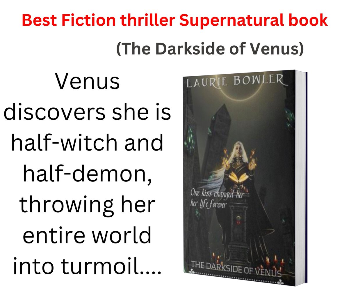 📕Best Fiction thriller Supernatural book📕
✅Book Name: (The Darkside of Venus)
✅Author Name: Laurie Bowler
✅Rating: ⭐⭐⭐⭐⭐
✅Best-selling Book
Book Order Link: tinyurl.com/29v7cnkc
#BookTwitter,#books,#booklovers