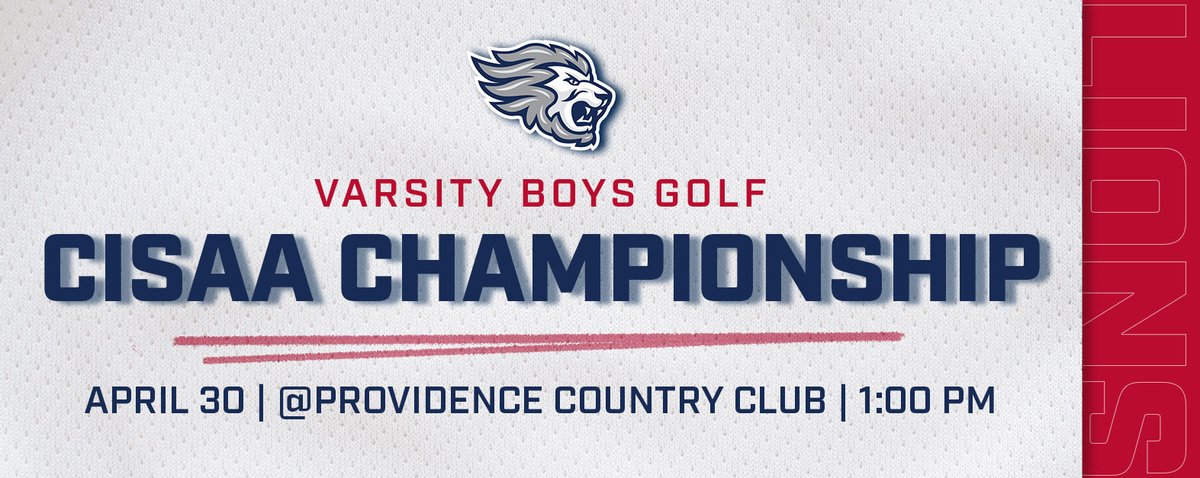 Varsity Golf competes in the CISAA Championship this afternoon!

#GoLions #RoarAsOne