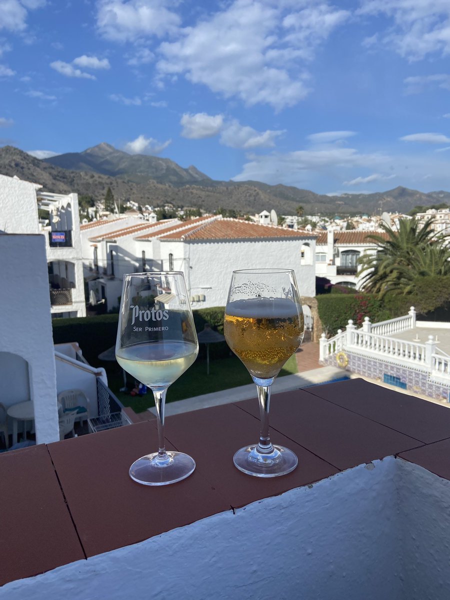 Cheers from Sunny Nerja 💃😎🇪🇸