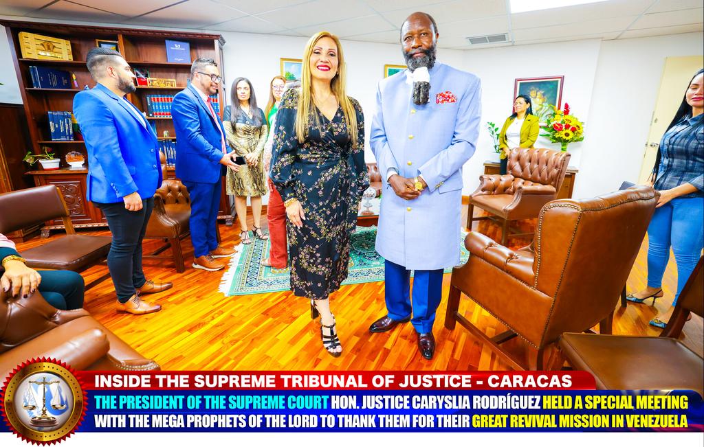 The #VenezuelaMegaMission of the Lord was very mighty because God the Father Himself chose to reveal to the whole earth the two most powerful Mega Mightiest Prophets of Israel that He has sent with massive and unmatched anointing.