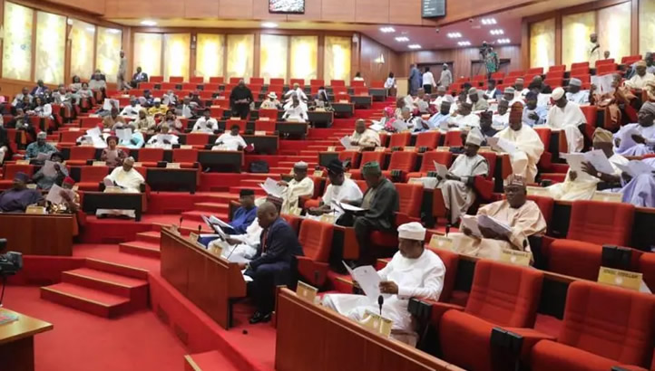 Senate Seating Scuffle: Chaos Erupts in Newly Renovated Chamber thedailycourierng.com/senate-seating… #NigerianSenate #SenateChaos #SeatingDispute #RenovationRow #LegislativeTensions