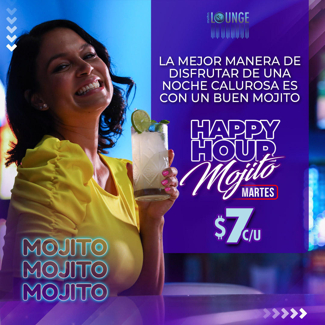 Para el martes ✍️ un MOJITO 🍹del  HAPPY HOUR 🎉 de Metro Lounge @CasinoMetro #CasinoMetro #MetroLounge #Casinos #PuertoRico #DescubreTuIsla #Viajes #Travel#Turismo #Vacaciones #HappyHour #Vino