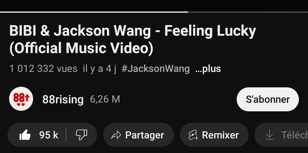 1 million 🥳🥳🥳🥳

#FeelingLucky #JacksonWangXBIBI