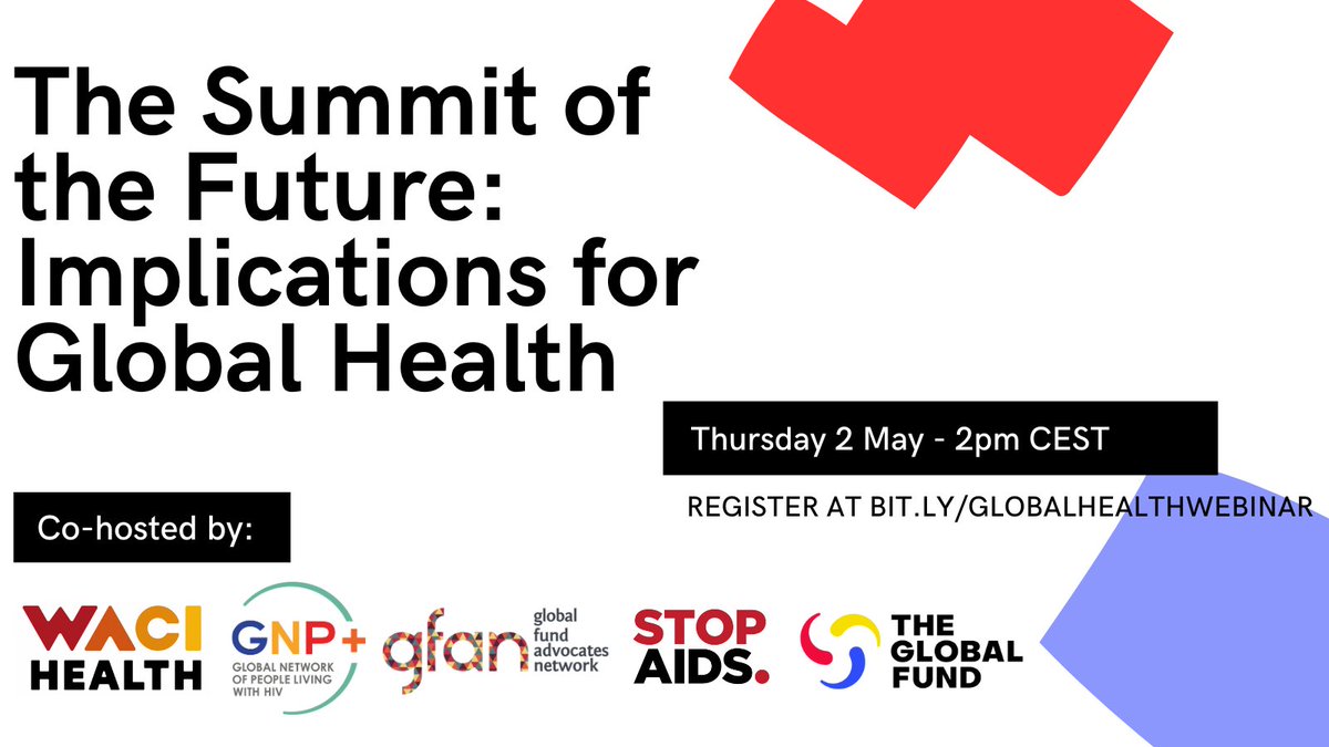 How can we ensure health is a priority at the @UN #SummitOfTheFuture? Join us to discuss on Thursday 2 May ➡️ bit.ly/globalhealthwe…