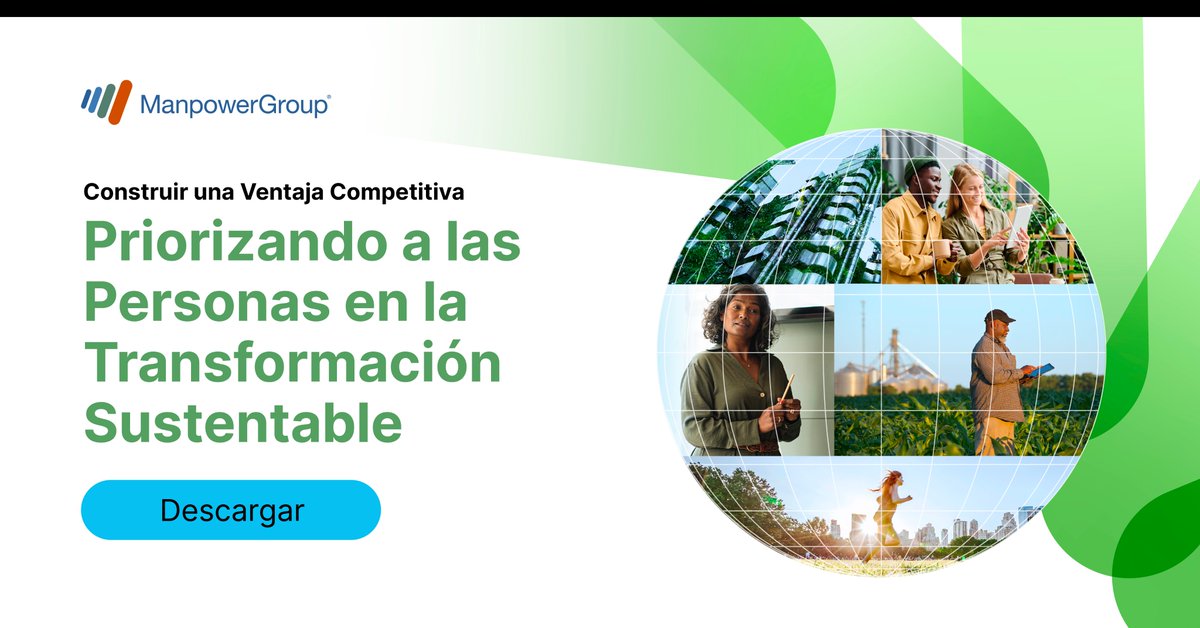 ManpowerMeCA's tweet photo. 🌿 Para 2030, se espera que la transición ecológica generará hasta 30 millones de nuevos puestos de trabajo.  

Explora en nuestro nuevo estudio, el impacto de la transformación sustentable en el mundo laboral:  https://t.co/vmPGdlCul8 

#ManpowerGroupMX https://t.co/hQJVgseGnm