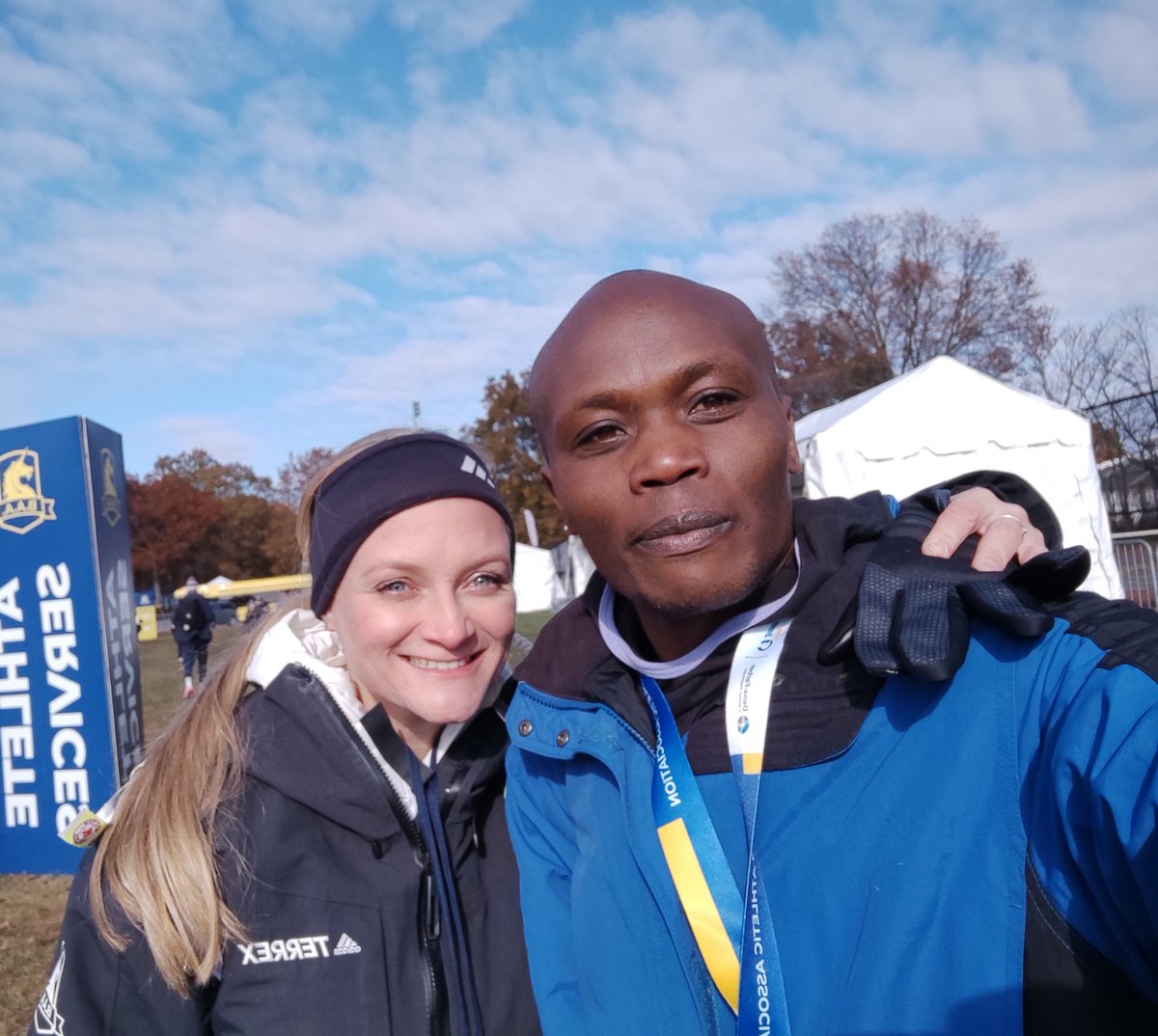 After my race, I thought I was offering a selfie to one of the fans of Kenyan runners; only to realize later that I was just but a very insignificant runner getting a lifetime opportunity to take selfie with one of the senior personalities in the marathon running in the US!
