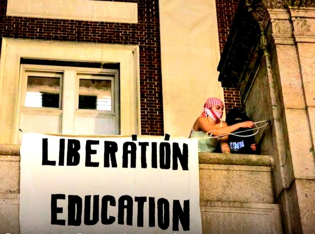F**k their liberation. This photo from @Columbia says it all. What these students want is liberation from America's freedom and the responsibilities that go with it. They want the slavery of their 'liberation' ideology where the few rule the masses. Who are the few? The college…