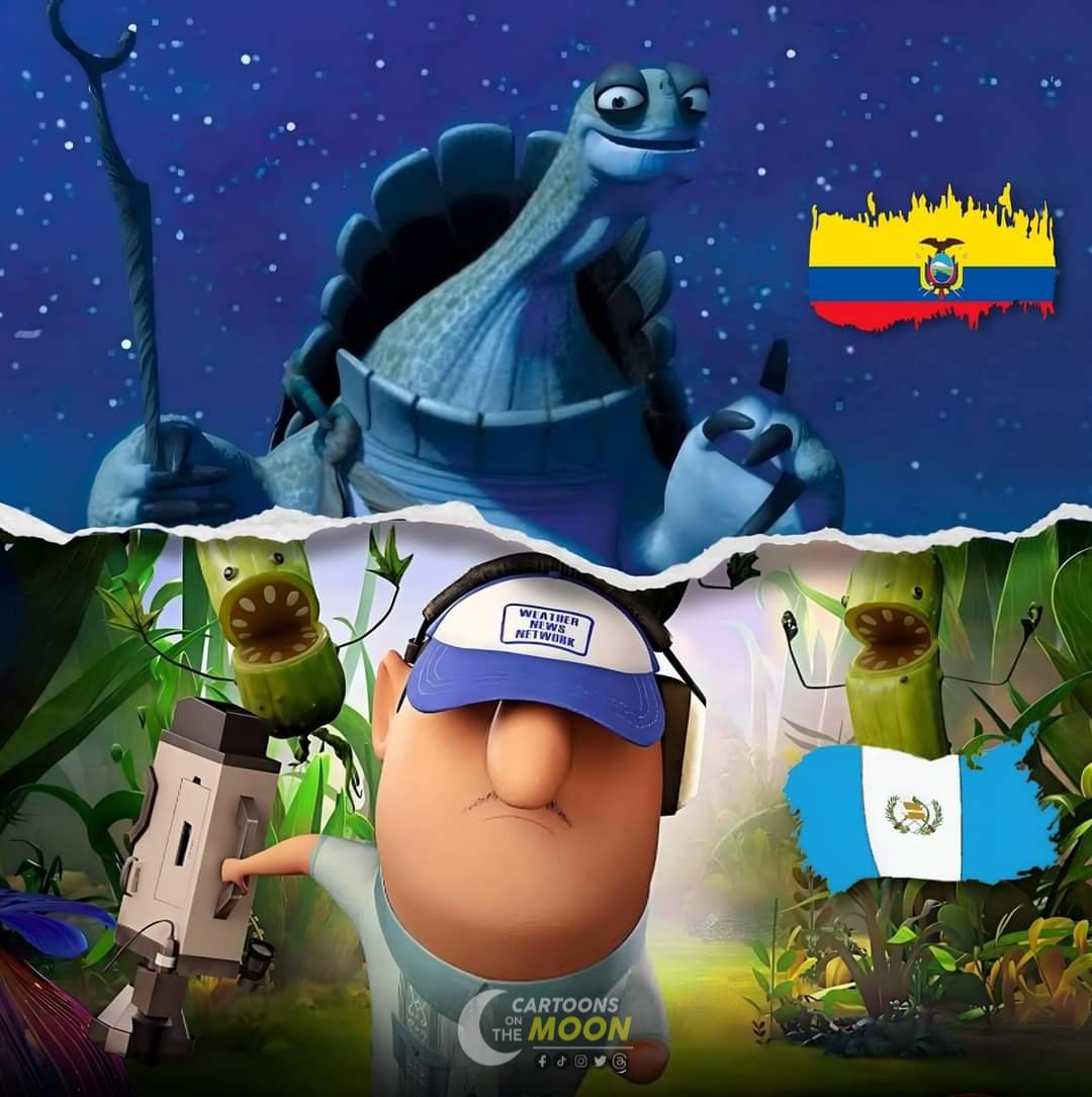 Canónicamente, Oogway de Kung Fu Panda y Manny de Lluvia de Hamburguesas se escaparon de latinoamérica.

Y al final, se convirtieron en los personajes más poderosos de su universo.