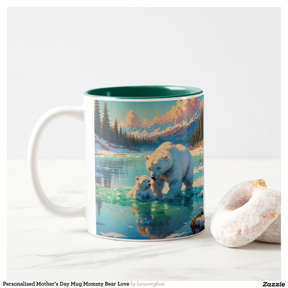 🐻💕 Embrace the love between mother and child with our 'Mommy Bear Love' Mug! 💖 Personalize it with your own quote ! Order now and make Mom's day extra sweet! #Mother'sDayGiftIdeas #PersonalizedMug #MommyBearLove #CustomizableGift zazzle.com/z/aquv6xb7?rf=…