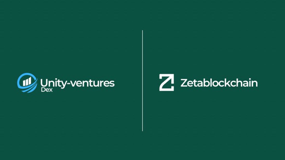 💥 @RYI_Unity is proud to announce that Unity Ventures DEX now supports @Zetablockchain 💥Trade, earn, and win crypto on the most innovative decentralized platform #UnityVentures DEX 🔽 VISIT unity-ventures.com