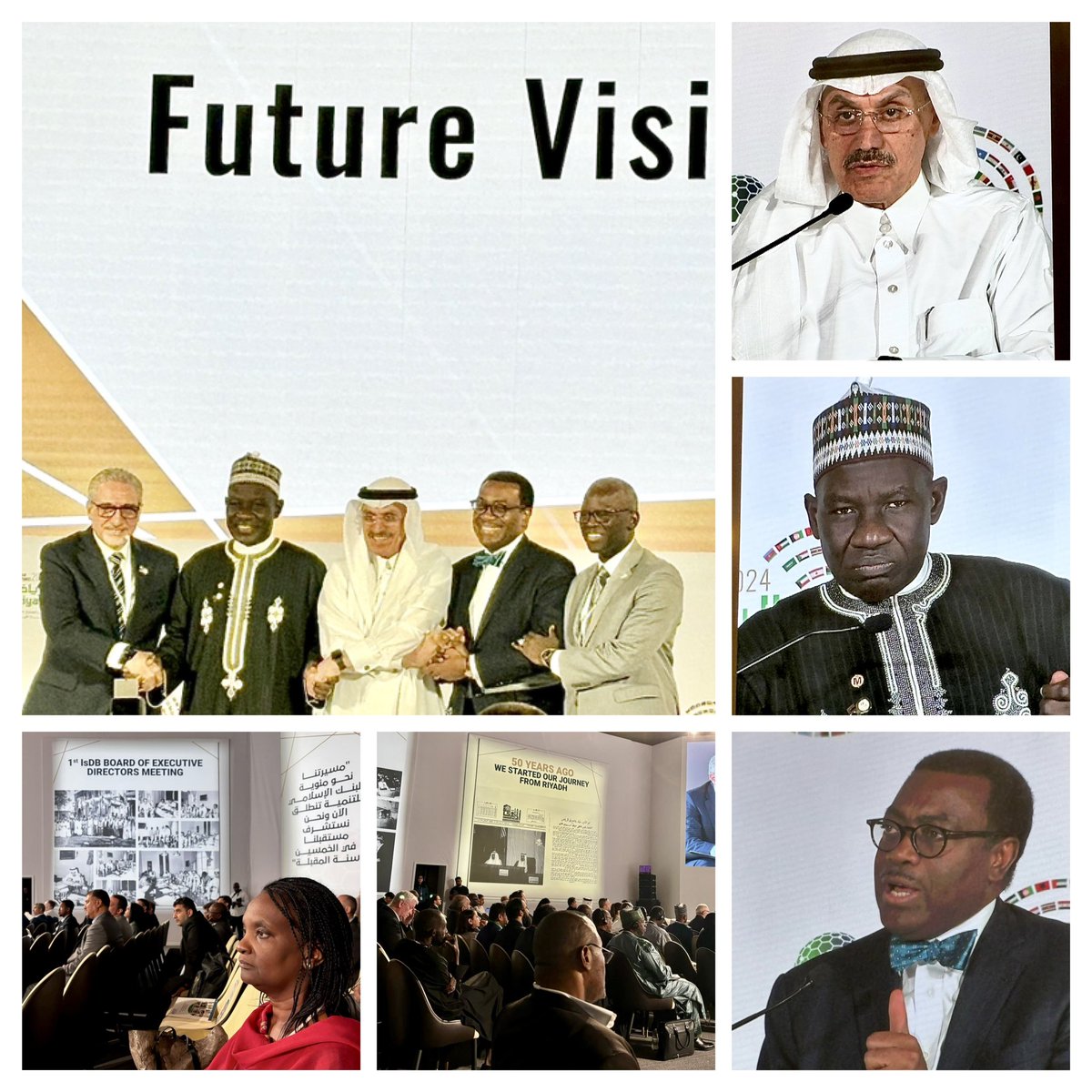 H.E Alamine Ousmane Mey, Min.🇨🇲 of Economy, Planning & Reg. Dev, joined #IsDB Pdt., #AfDB Pdt. & other panelists in the #IsDBAM2024 session on 'Envisioning Future Value Propositions for MBDs: New Horizons for Coop.'

He stressed the need for result-based financing to drive dev.