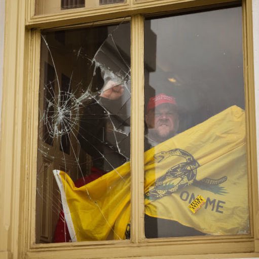 Chilling echoes of January 6th at @Columbia University today as an anti-Israel hate mob smashes glass to take over a campus building.