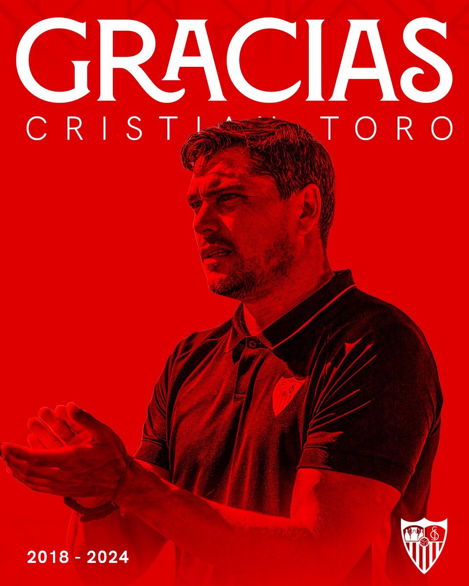 𝗖𝗥𝗜𝗦𝗧𝗜𝗔𝗡 𝗧𝗢𝗥𝗢: Más de cinco años de identidad, superación, proyecto y ambición. 👏🏻🇦🇷⚽️🔝

#GraciasCristian #SevillaFCFem #WeareSevilla