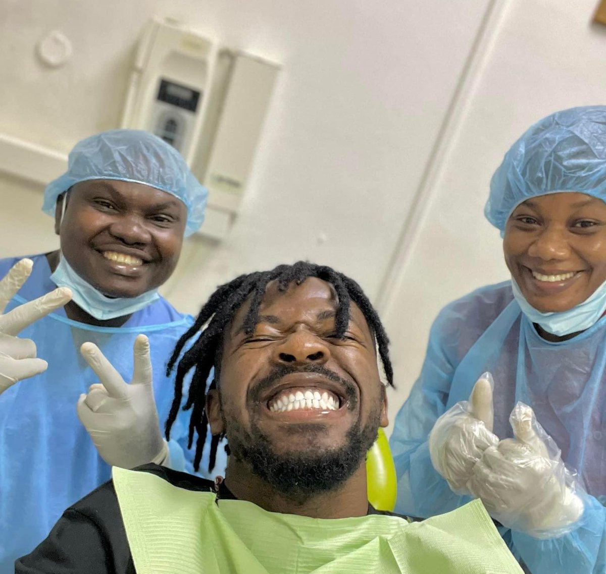 Johnny Drille is following Davido's path as he's gotten himself a beautiful smile 😊