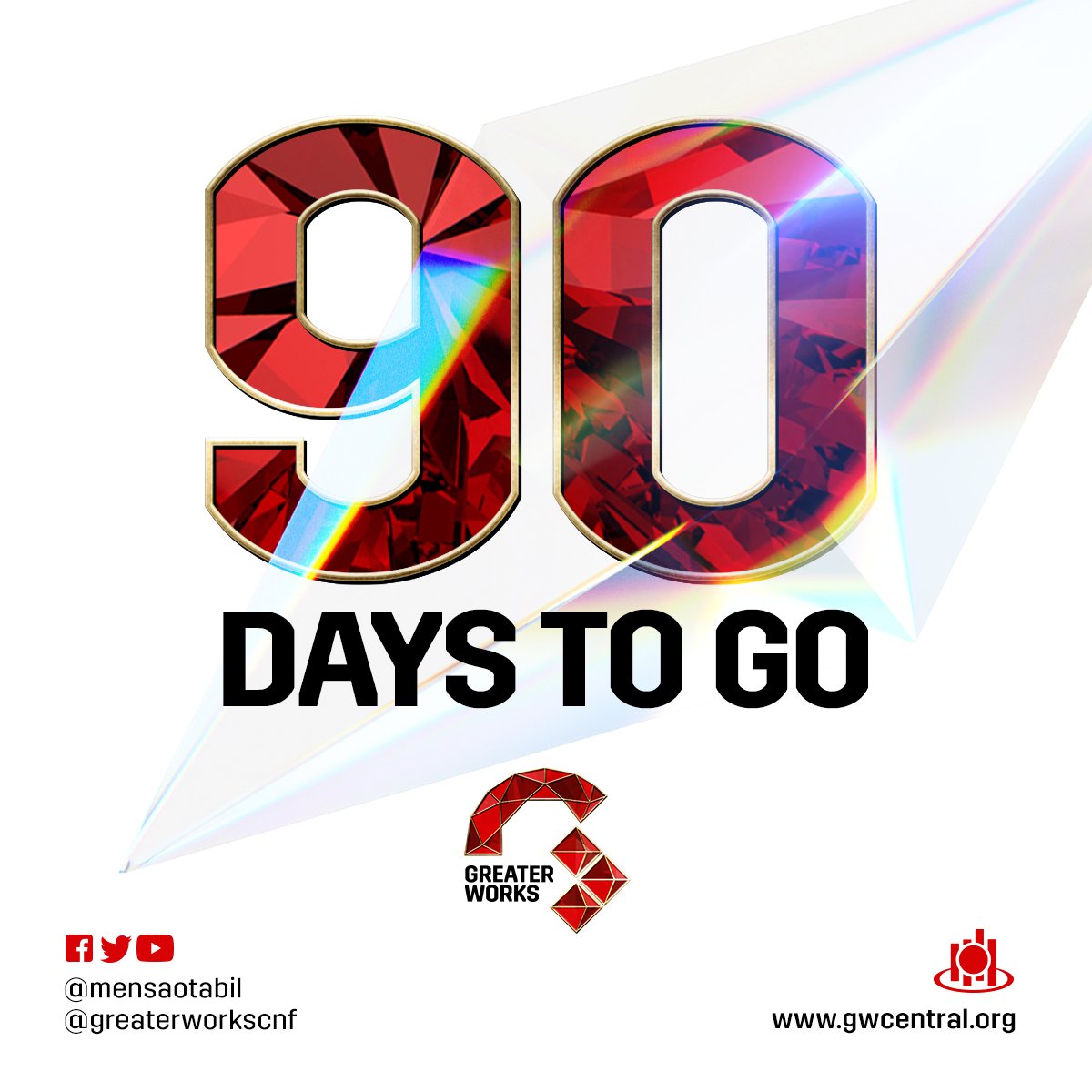 IcgcCovenant's tweet photo. It's coming down!!!
Greater Works 2024

90 Days More!

Watch out!!!

#GW2024
#WeAreICGC
#TheFutureIsExciting https://t.co/qc2mhSRV2X