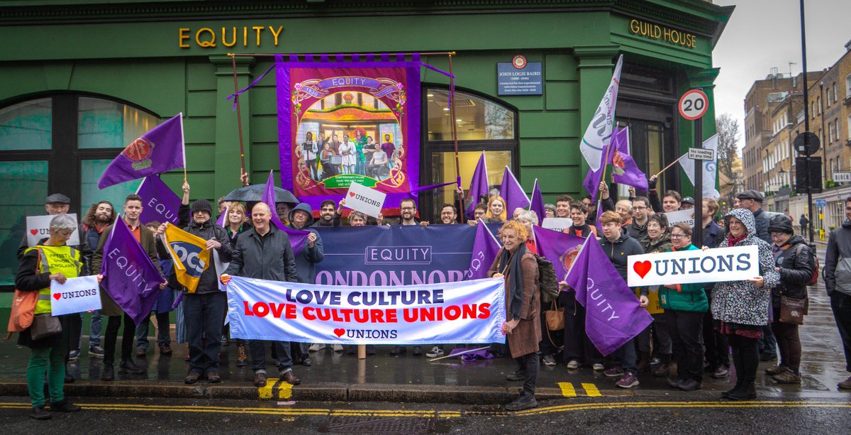 London, Wednesday 1 May 2024 Join Equity at the London rally to resist the attacks on trade unions and fight against the continuing cuts. Members can gather under the Equity banner at 12.30pm at Clerkenwell Green, or 2pm at Trafalgar Square. DM us or @EquityNorthLdn questions