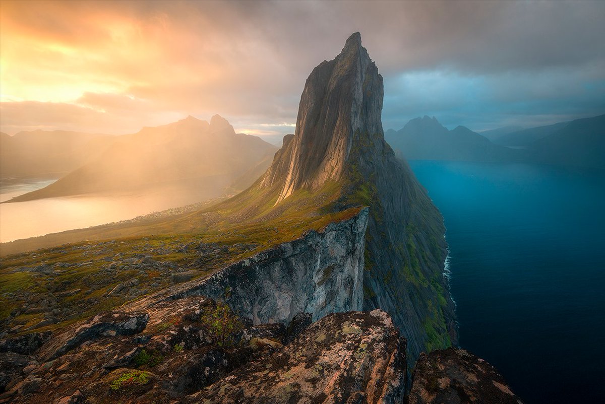 The towering peak of Segla on Senja Island bisects the rugged, wildlife-rich coast of northern Norway, a region that recently received conservation protections from the country’s parliamentary majority.

📷 by ’19 Landscapes, Waterscapes, and Flora Winner Armand Sarlangue