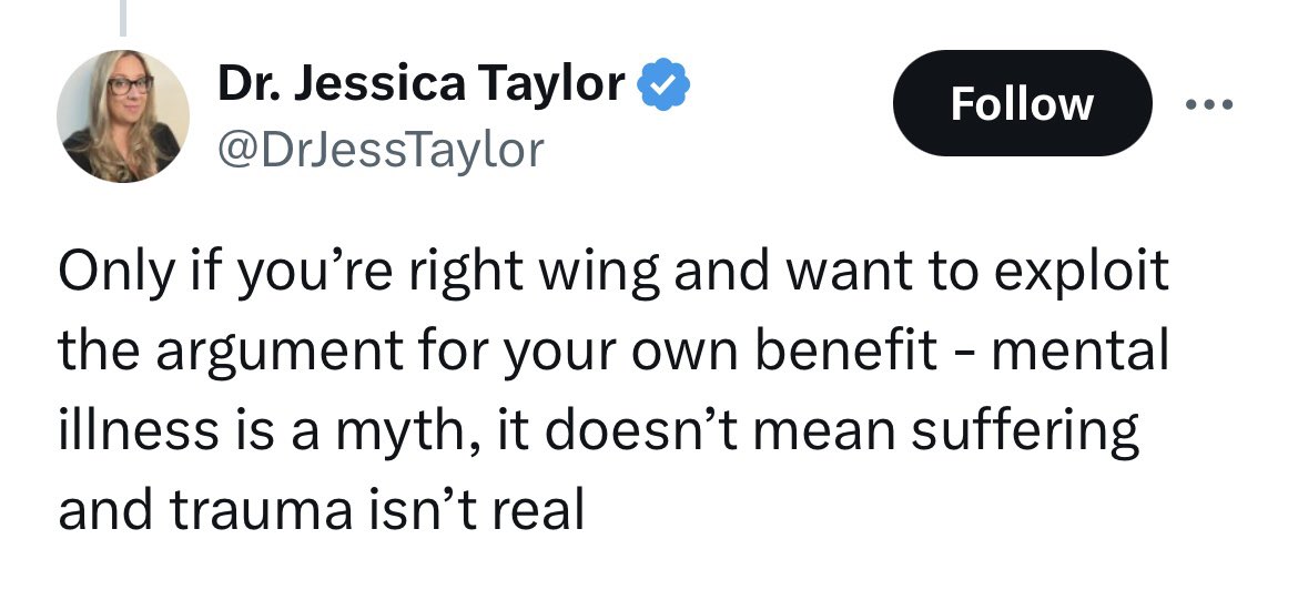 Mental illness exists.

It’s not a myth.

The anti-psychiatry movement willfully ignores psychiatry’s biopsychosocial model of mental illness.

Let’s continue to improve mental health literacy.✌️