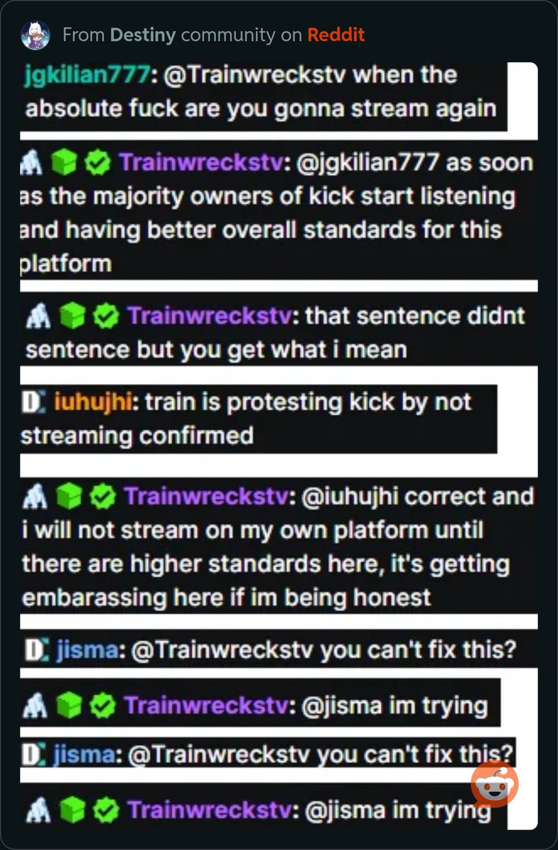 KickQuebec's tweet image. Selon toi, de qui @Trainwreckstv parle?