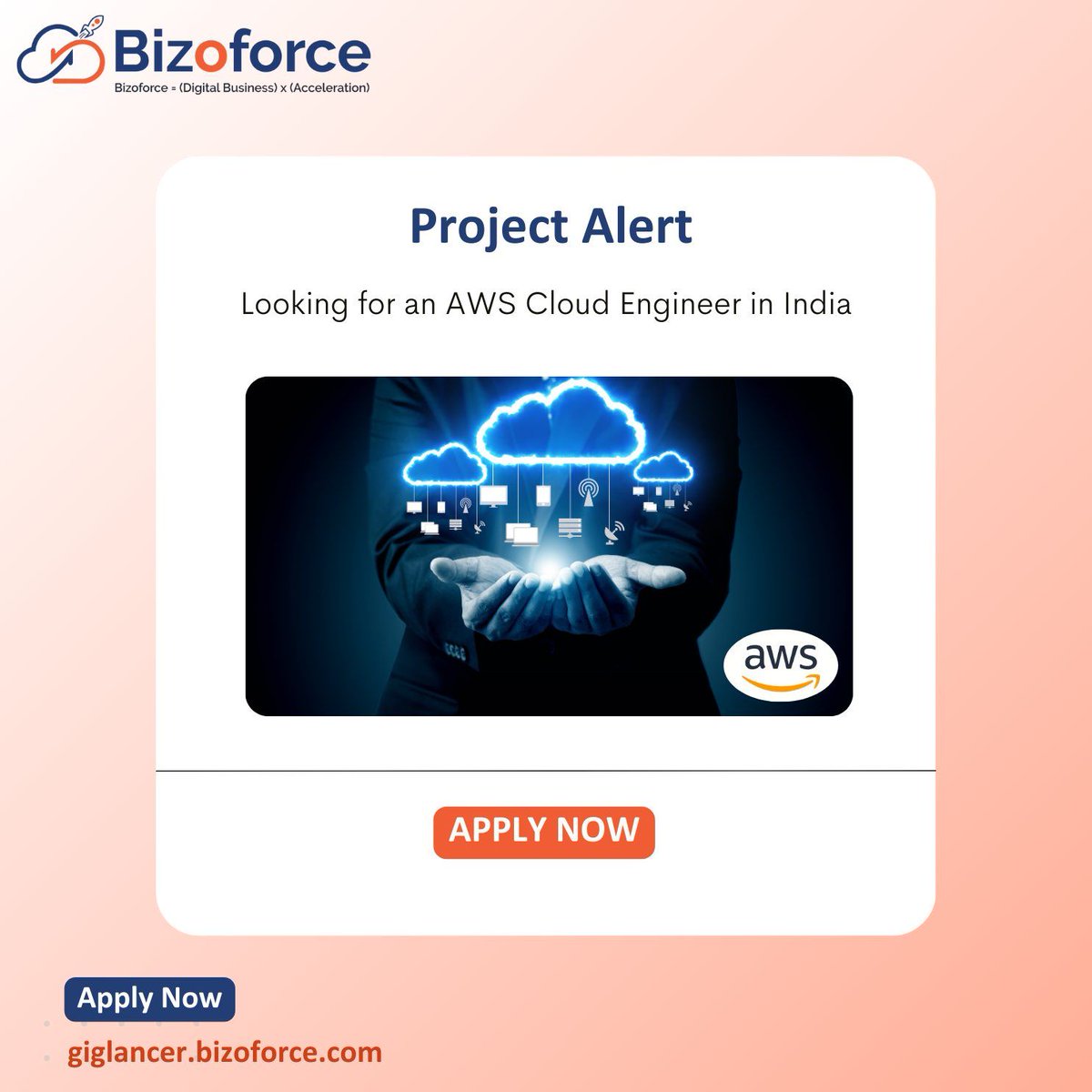 🌟 Exciting Opportunity Alert! 🌟 Are you a skilled AWS Cloud Engineer based in India? Apply now on Giglancer for a chance to shape the future of cloud technology. #AWS #CloudEngineer #TechJobs #IndiaOpportunity

Apply Now - buff.ly/3U47Xp4
