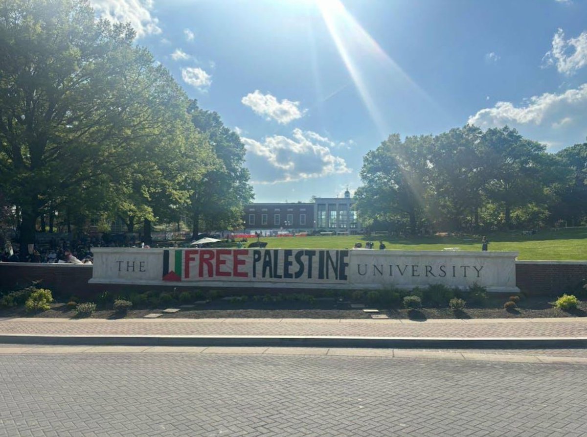 I want to work at the Free Palestine University.