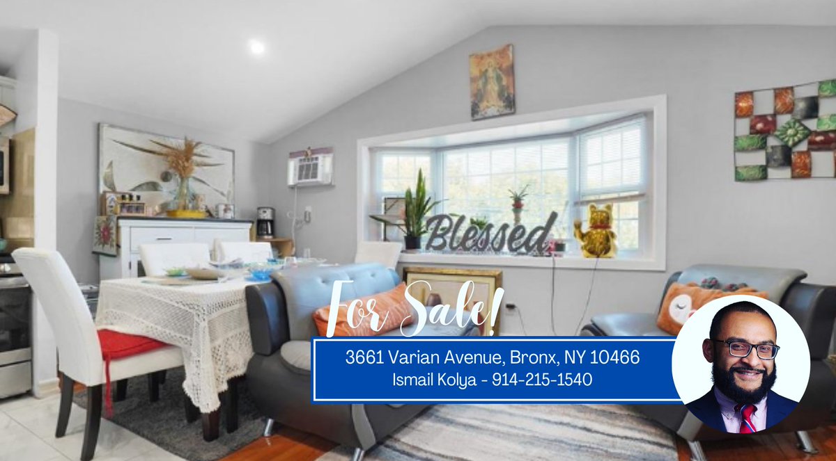 TODAY'S FEATURED LISTING :

3661 Varian Ave Bronx, NY 

See full details here:
app.highnote.io/c/p/774129a8/3…

#Ishyourrealtor
#WhoYouWorkWithMatters
#3xICONAgent