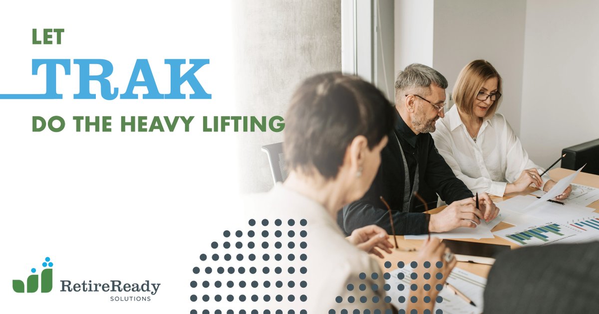TRAK changes the retirement planning conversation from sales to education, helping clients understand your value as a financial advisor & helping them to engage in the retirement planning process. Get a FREE trial today! bit.ly/3SmOqyQ #RetireReady #403b #401k #457Plan