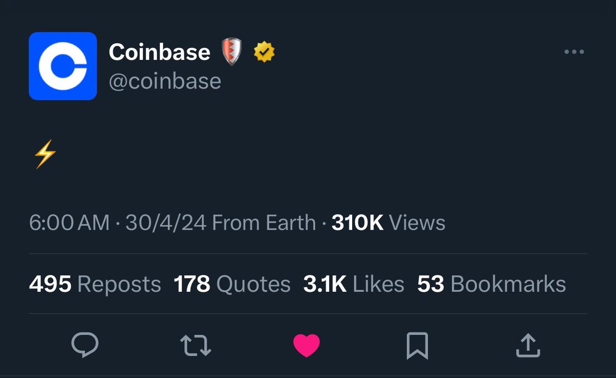 🚨BREAKING: @coinbase apparently teases ⚡️ Decentralized Runes by @CyberKongz! Don’t fade. Don’t stay poor.