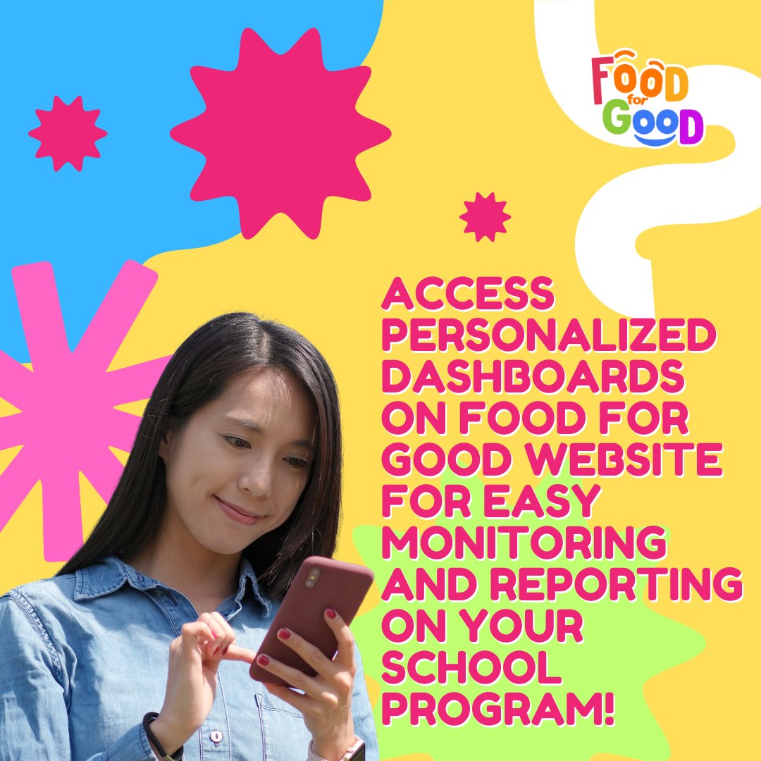 🚀📊 Streamline school program management with our easy-to-use dashboards! Monitor and report effortlessly, making your school’s nutrition program a breeze to handle. Join us and simplify today! 🍎 #SchoolEfficiency #UserFriendly #MonitorManage #TechForSchools #FoodForGood