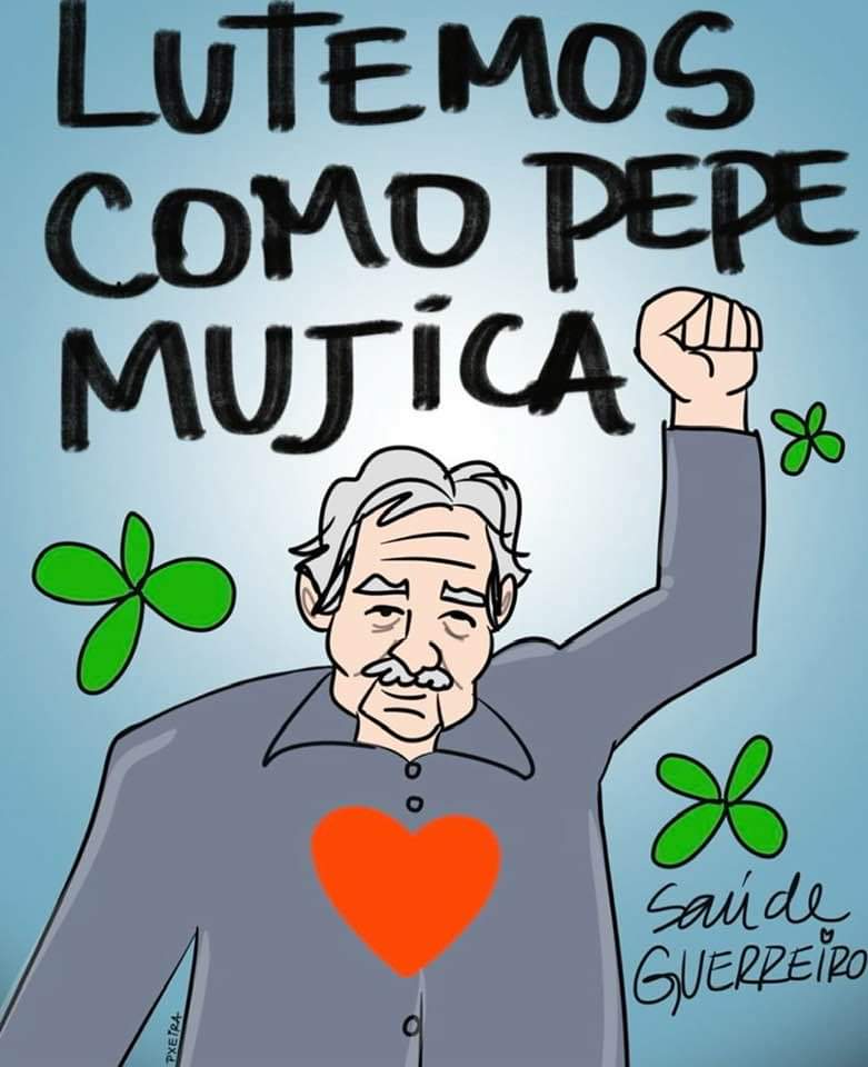 Estamos, de alma e coração contigo, @pepemujicacom emanando, as nossas melhores energias.