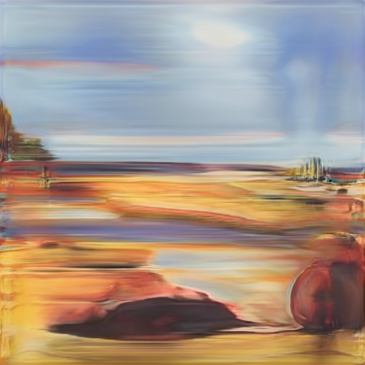 Arid Arroyo
From my 'Dreamscapes' collection. 
See them all on Foundation:
foundation.app/@rickcrites?ta…

#SurrealArt #AbstractArt #ImpressionistArt #NFTArt