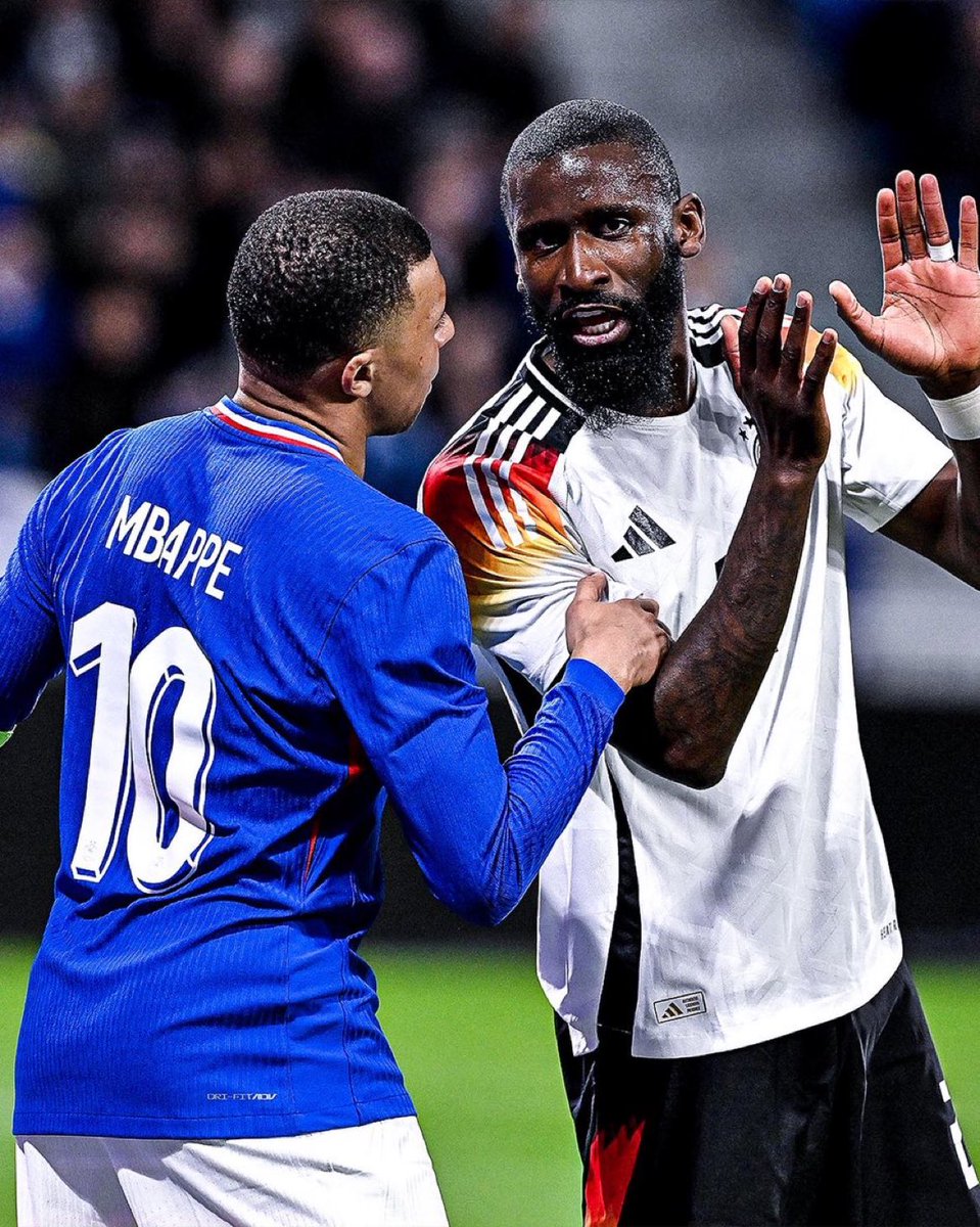 Antonio Rüdiger🗣: “If we play against Mbappe in the final, we will beat him. If Mbappe dribbles past me, I will smash him (laughs).”