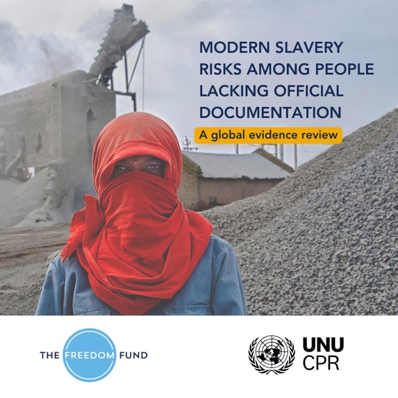 Between October 2023 and September 2024, UNU-CPR, supported by the @Freedom_Fund, is undertaking research into the pivotal role that access to official documentation plays in perpetuating #modernslavery.

Explore the initial findings here👇
freedomfund.org/crucial-links-…