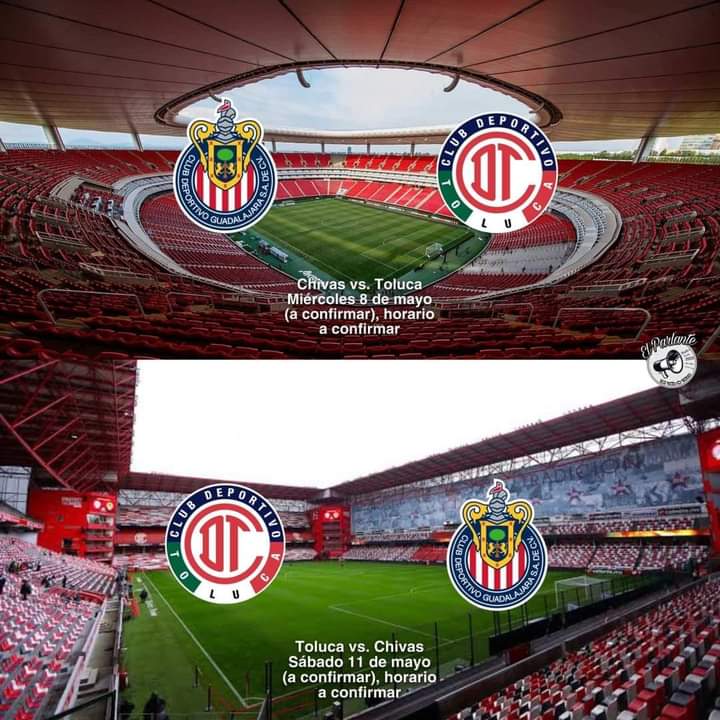 #DiablosTwitteros lo más seguro es que se juegue JUEVES y DOMINGO por qué? Por qué América y Cruz Azul no pueden jugar el domingo los dos, uno tiene que jugar sábado si o si, junto con el clásico regio
Por eso Toluca va a jugar domingo, no se por que dicen que miércoles o sábado