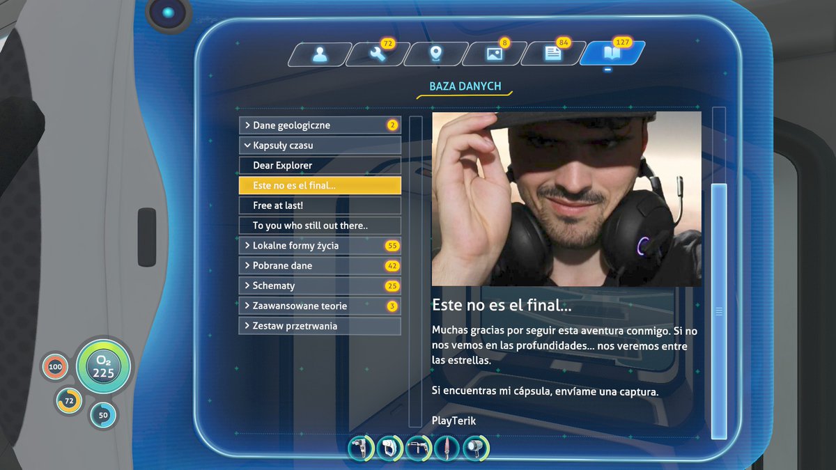 Jarek2210's tweet photo. @Terik92 Hey man i found your time capsule in subnautica :D https://t.co/0vUXoaw7Vi