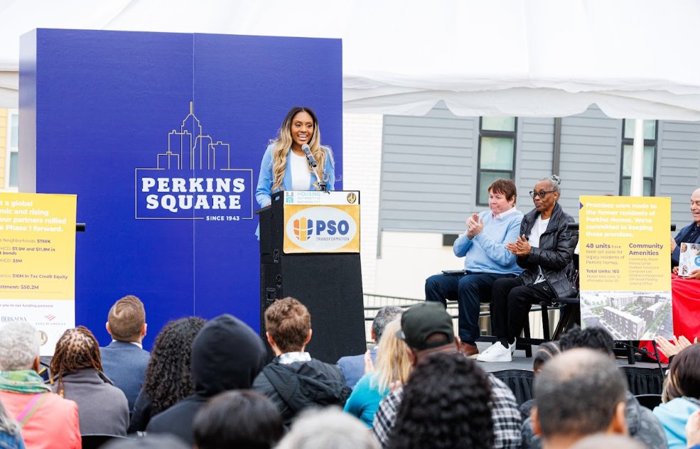Exciting News Alert: Perkins Square Ribbon Cutting Ceremony! After 40 long years, the beloved residents of Perkin's community are finally returning home. 
'Promise Made, Promise Kept.' 
.
.
.
#MBStrong #WelcomeHome #CommunityRevitalization #Partnership #CityofBaltimore