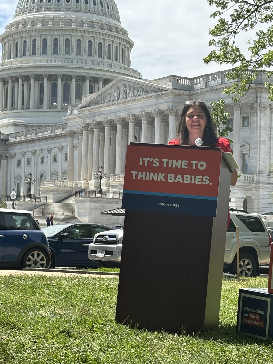 Executive Director @MatthewMelmed and Chief Policy Office @miriamelena88 leading the call to make every baby a national priority. #StrollingThunder