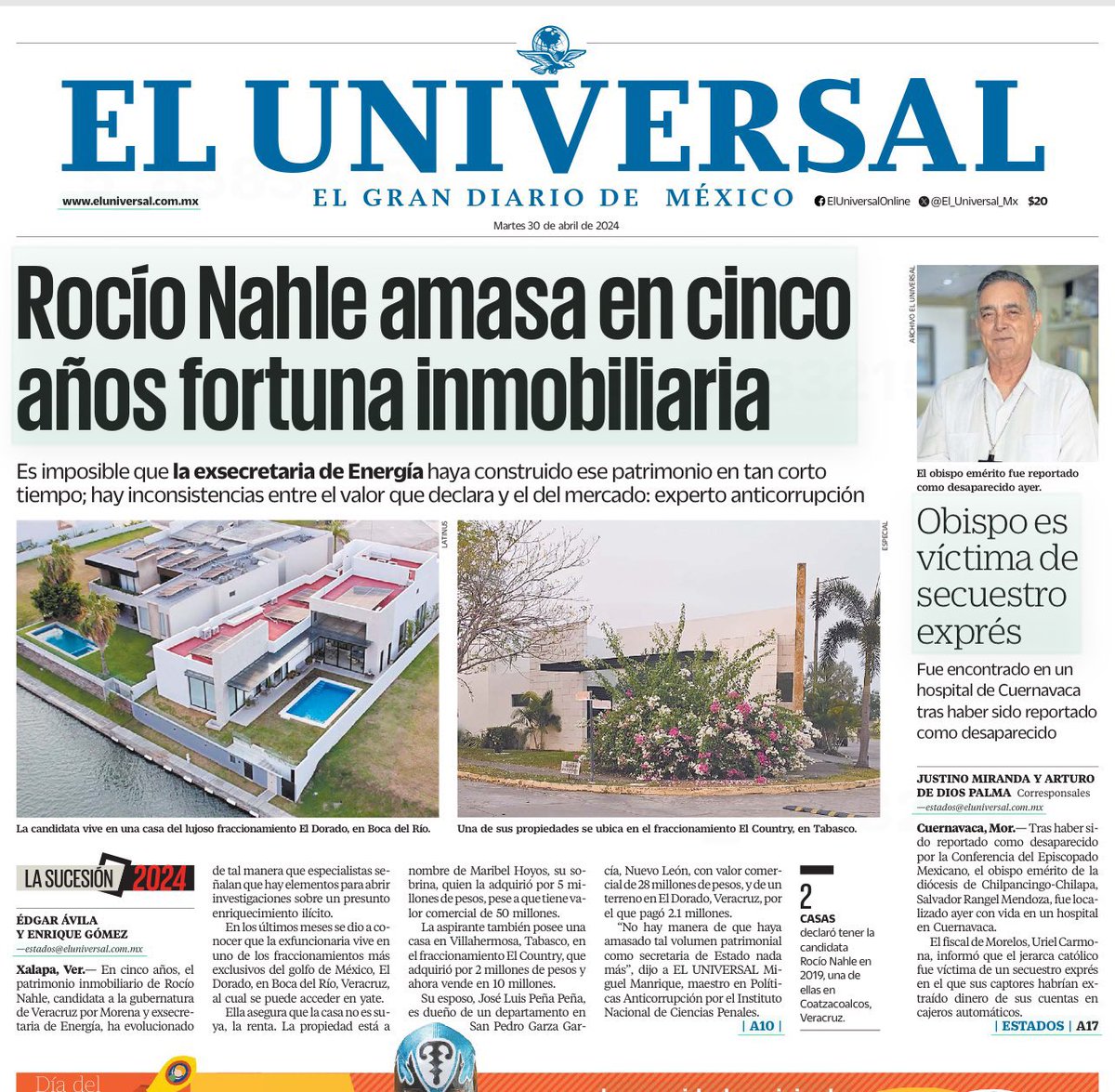 @El_Universal_Mx Mejor cállate #NarcoCandidataCaludia50 
#NarcoCandidata 
#CandidataDeLasMentiras 
@Claudiashein