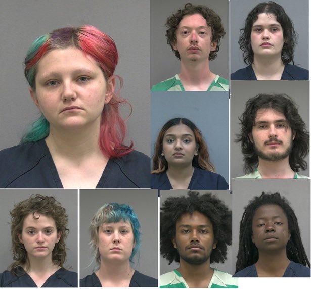 Antisemitic students arrested in Florida at the Anti-Israel hate rallies.