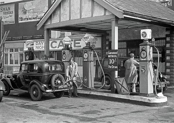 Old School Gas Station and Cafe