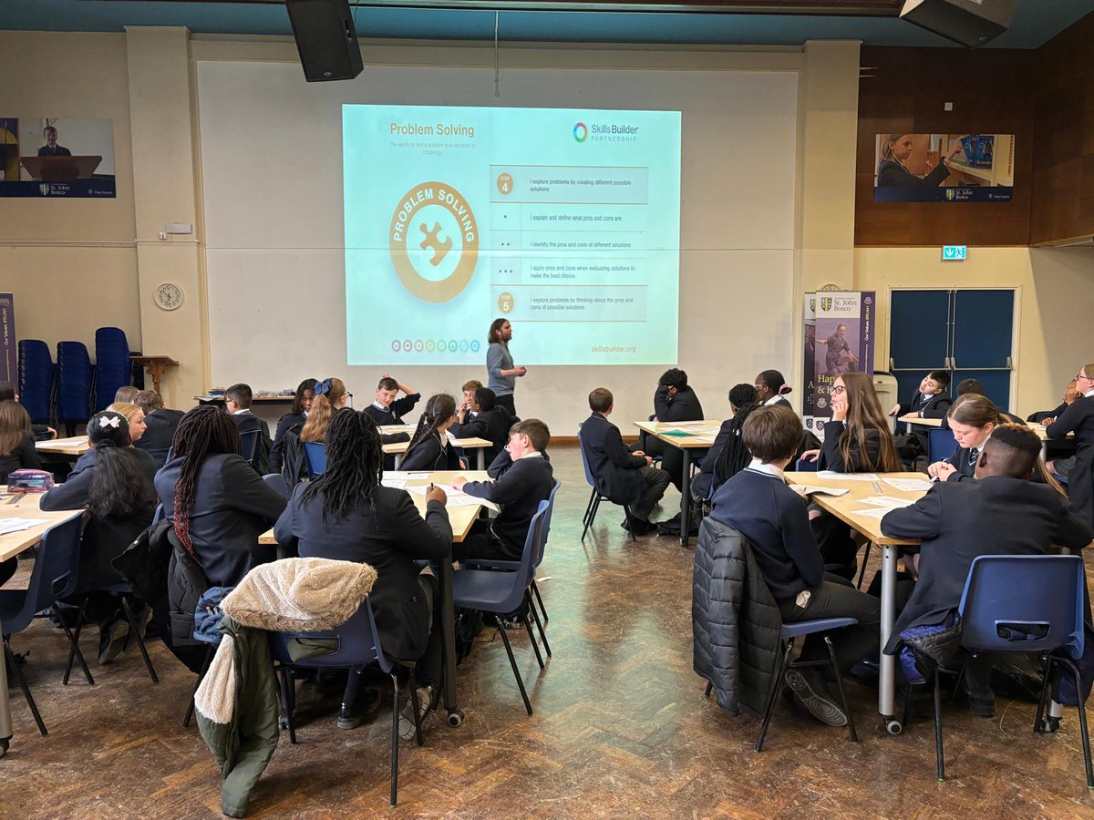 Our Year 7 pupils took part in the @M&GPLC #Enterprise Challenge with @TalentFoundry, showing they have the potential to become successful entrepreneurs and future #leaders. 

At SASJB, we provide opportunities to help pupils leave ready to shine ✨

#InnovationNation #SJBShines