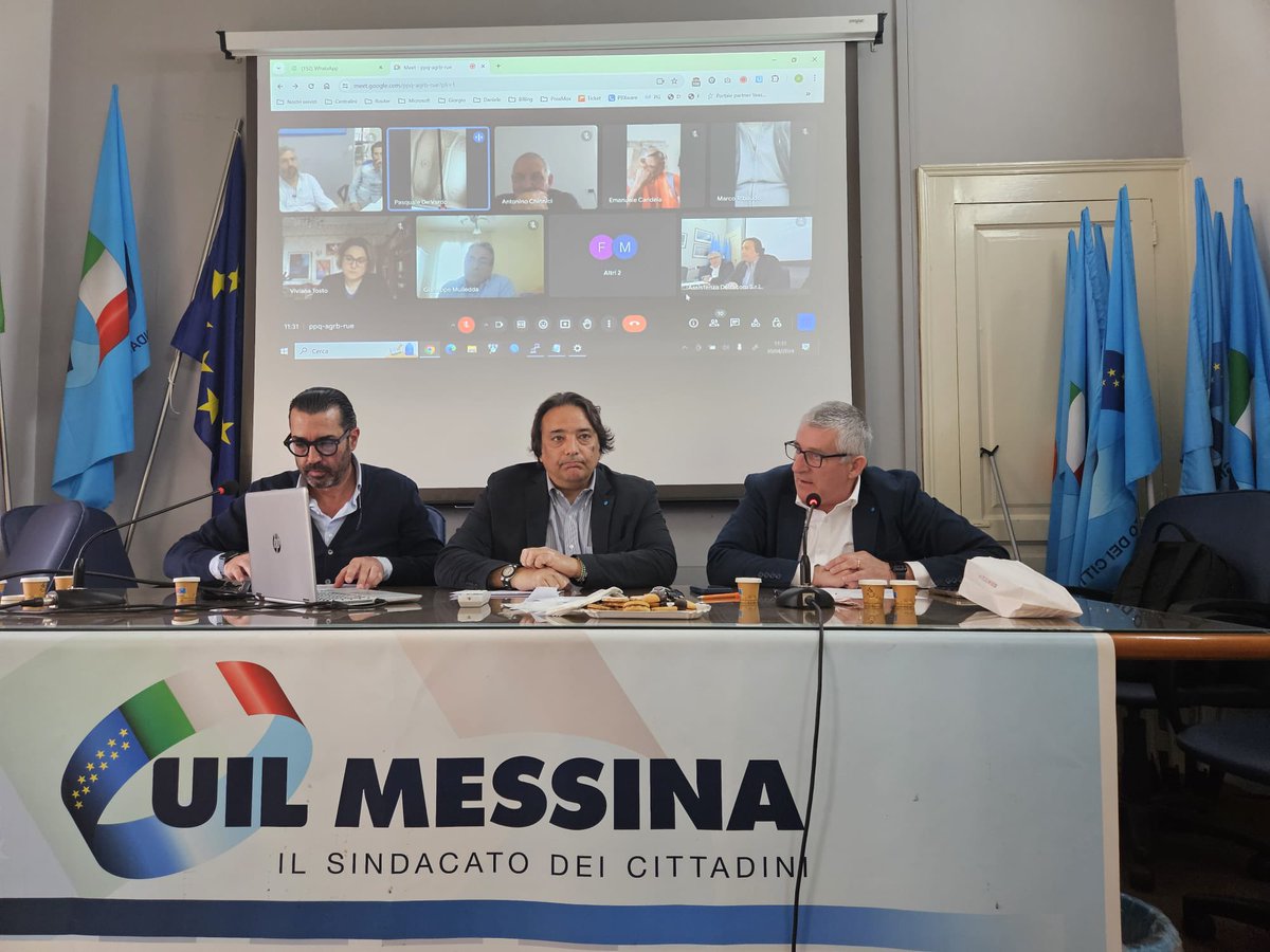 Consiglio Territoriale FENEALUIL Tirrenica Messina-Palermo
#lavoro #diritti #salario 
#zeromortisulavoro
@FENEALUIL_