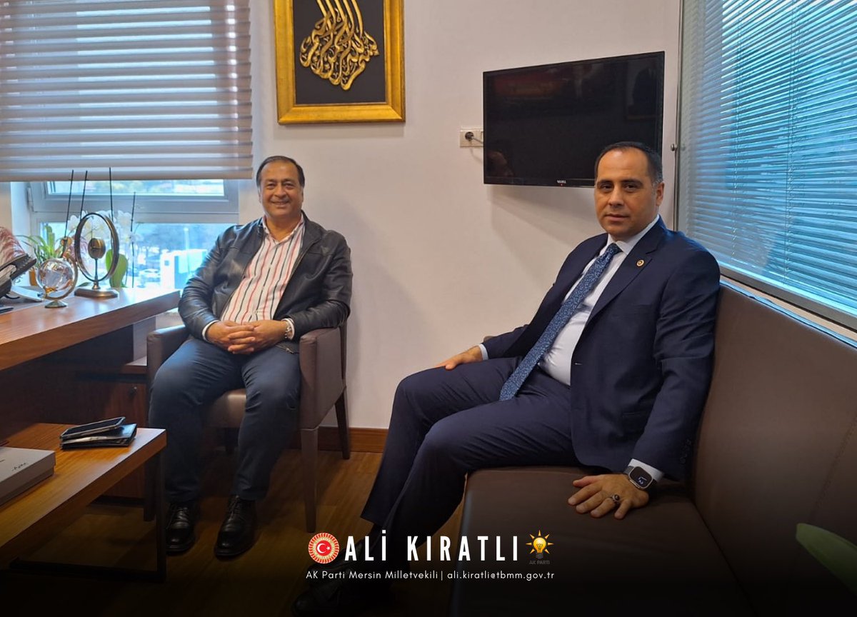 📍TBMM Gazi meclisimizdeki nazik ziyaretinden dolayı 24.Dönem AK Parti Mersin milletvekilimiz Sn.Ahmet Tevfik Uzun’a teşekkür ediyorum.